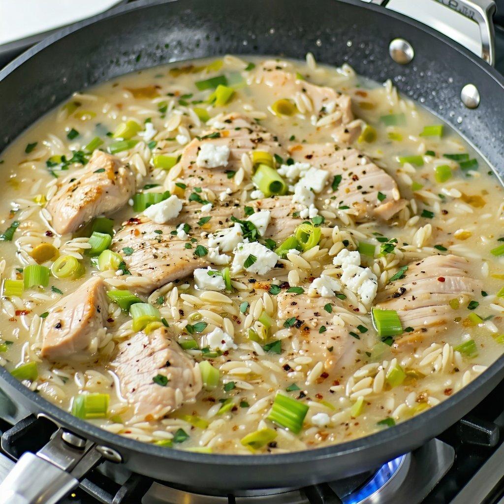 One-Pan Chicken Orzo